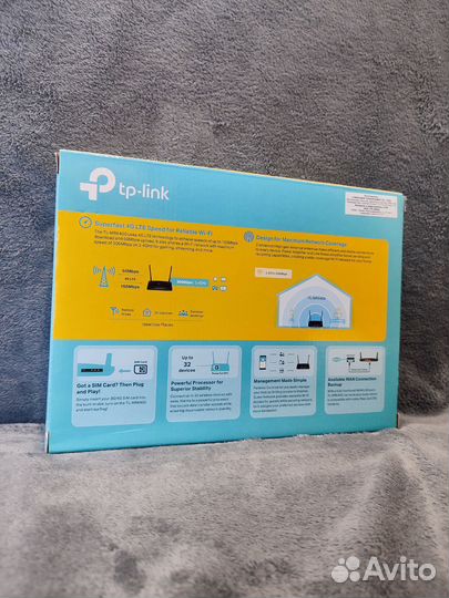 Wi-Fi роутер TP-Link TL-MR6400, черный