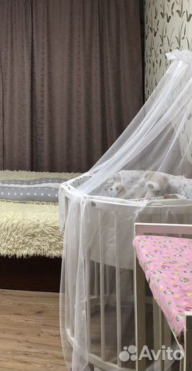 Балдахин в кроватку с держателем