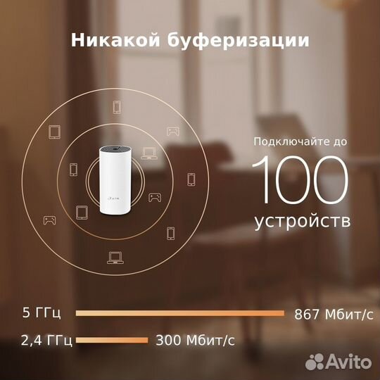 Wi-fi роутер Mesh TP-Link Deco E4