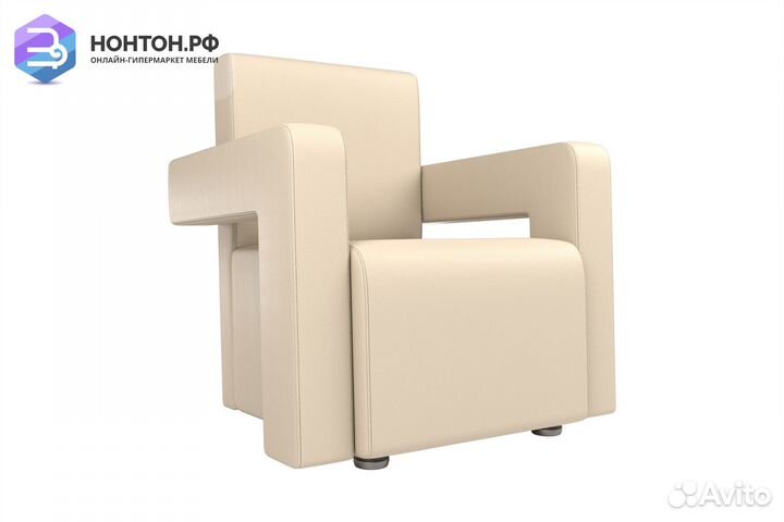 Кресло Рамос экокожа бежевая