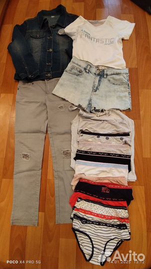 Вещи пакетом для девочки 134 140