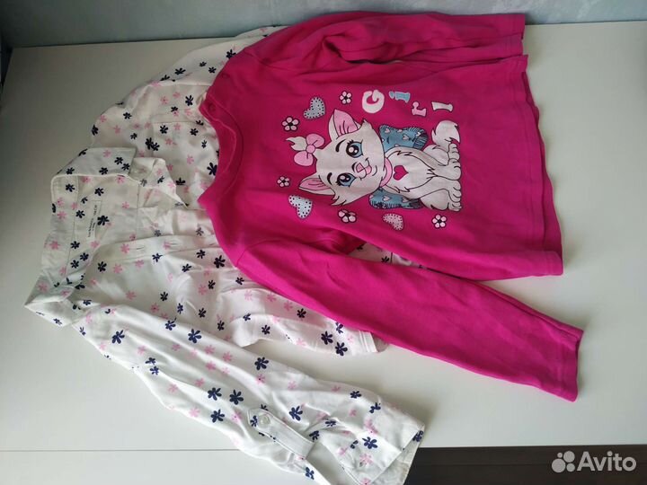 Вещи пакетом на девочку 104-110