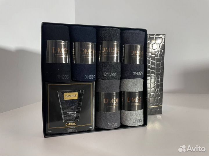 Носки мужские в подарочной упаковке 6 пар