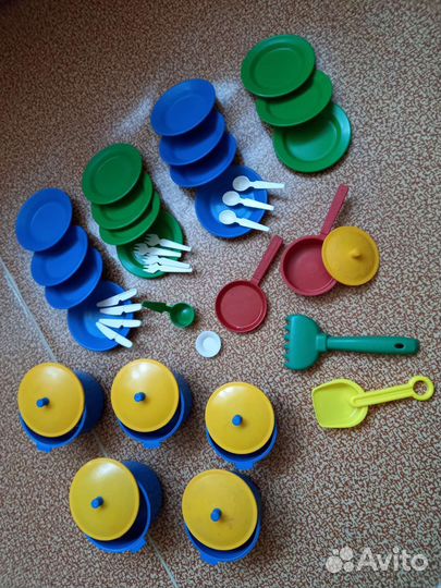 Посудка кухонная игрушечная детская