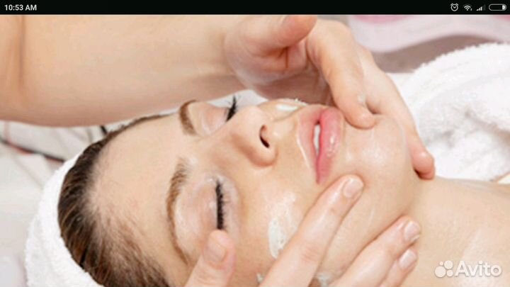 Уход за лицом -массаж