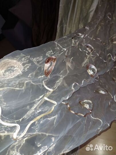 Шторы и тюль (комплект 3 шт)