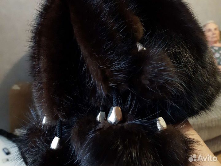 Шапка норковая женская