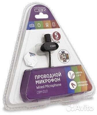 Микрофон CBR CBM 010 черный