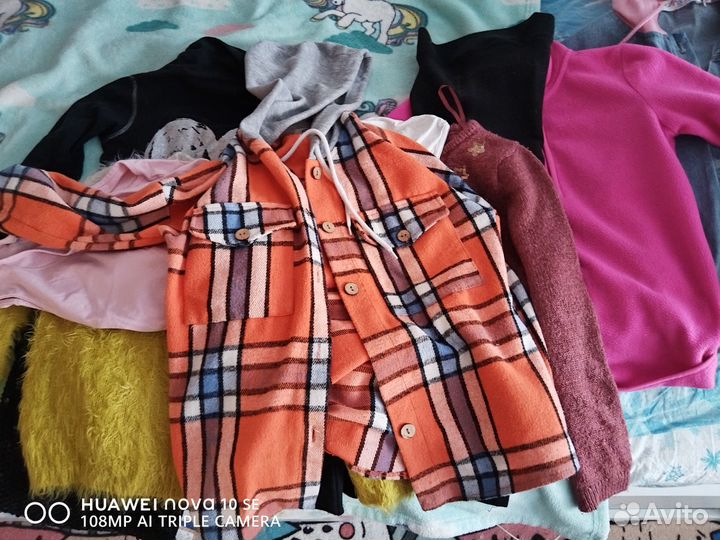 Вещи пакетом на девочку 140-146