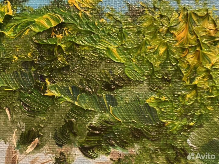 Картина маслом морской пейзаж