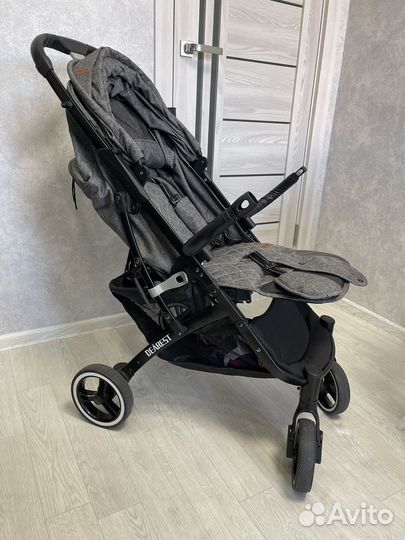 Прогулочная коляска 818 Plus Black Grey