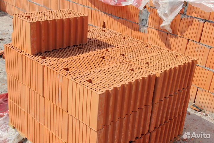 Керамический блок 44 поризованный с завода