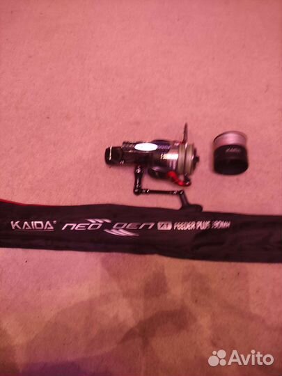 Фидерное удилище с катушкой