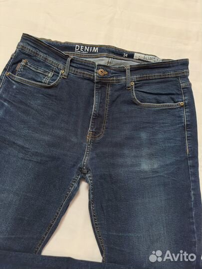 Джинсы мужские 34 50 L синие