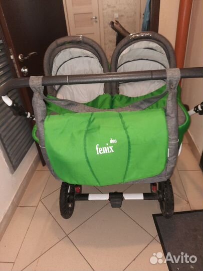 Прогулочная коляска для двойни бу