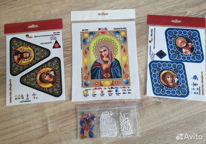 Икона схема для вышивания бисером Маричка