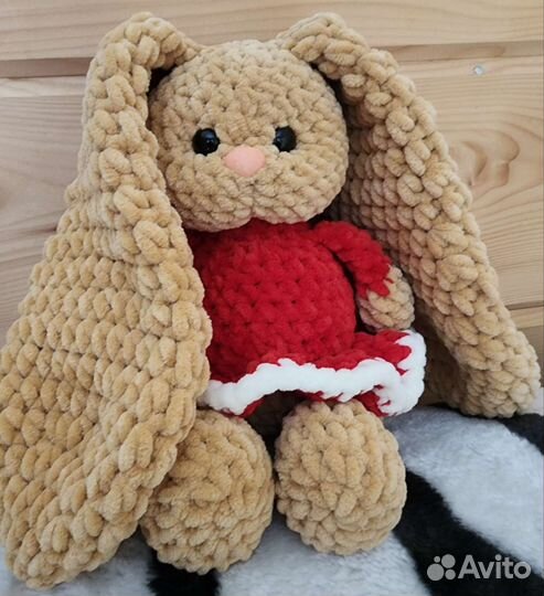 Зайка малышка. Амигуруми. Ручная работа