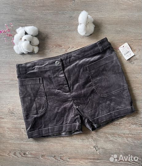 Новые вельветовые Шорты на 13-14 лет Nutmeg