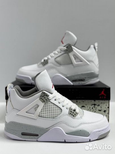 Кроссовки Air Jordan 4 White