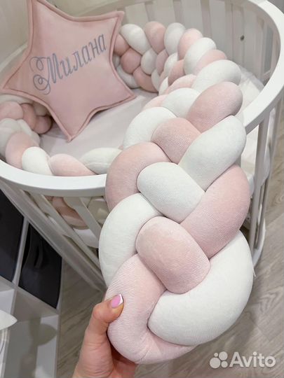 Бортики в кроватку набор