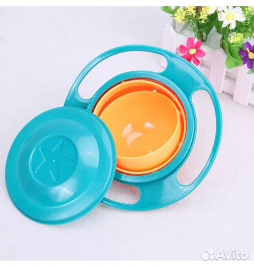 Тарелка детская непроливайка