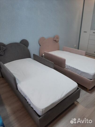 Детская мягкая кровать Тедди