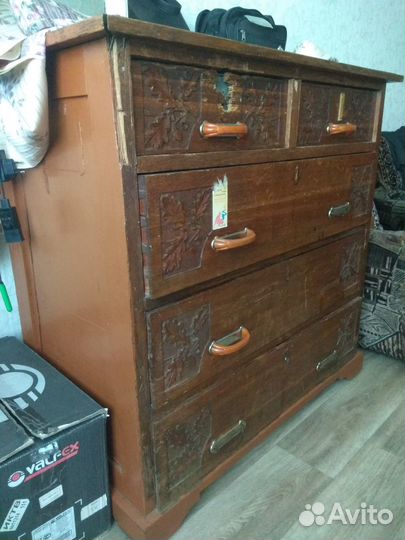 Комод дубовый старинный