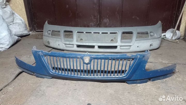 Бампер на газель старого образца