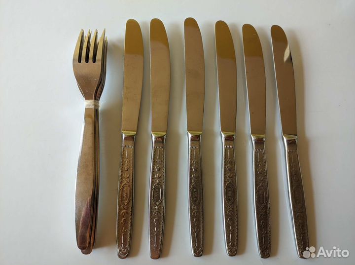 Вилки ножи СССР нержавейка новые