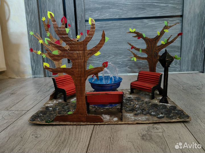 Осенняя поделка в садик и школу