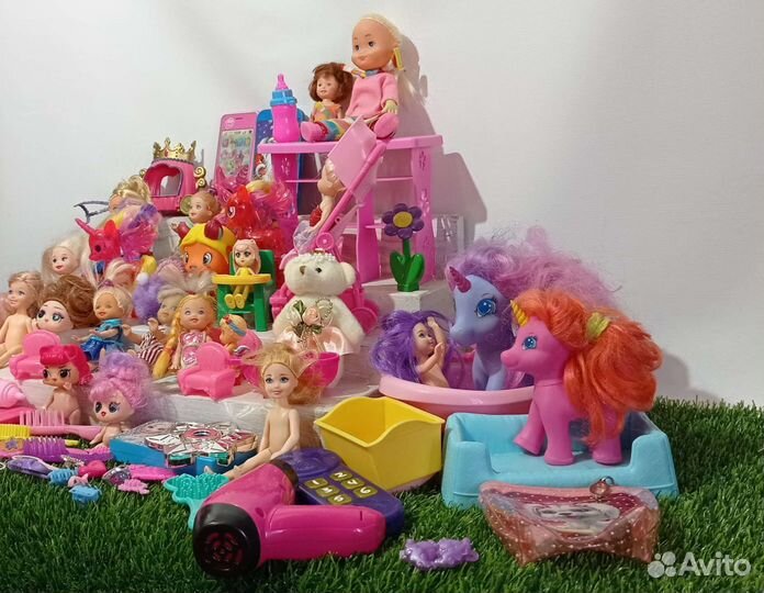 Куклы, пупсы, игрушки для девочки пакетом