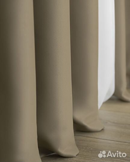 Комплект штор блэкаут Марсель Корица