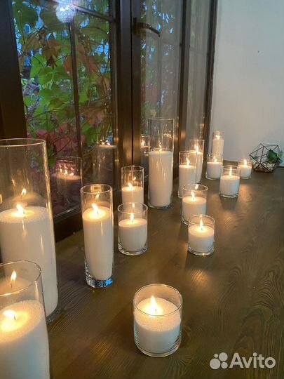 Аренда насыпных свечей