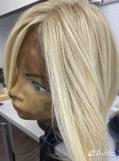 Парик система натуральные волосы