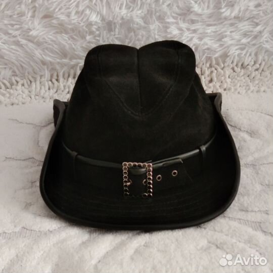 Шляпа демисезонная женская из замши Мехико