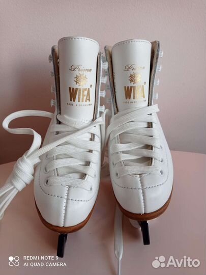 Коньки фигурные Wifa prima set 28 LL, новые