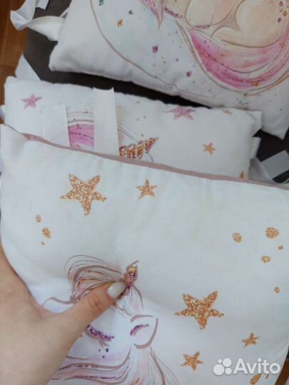 Бортики в детскую кроватку