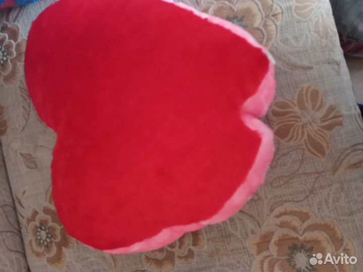 Большое мягкое сердце- игрушка