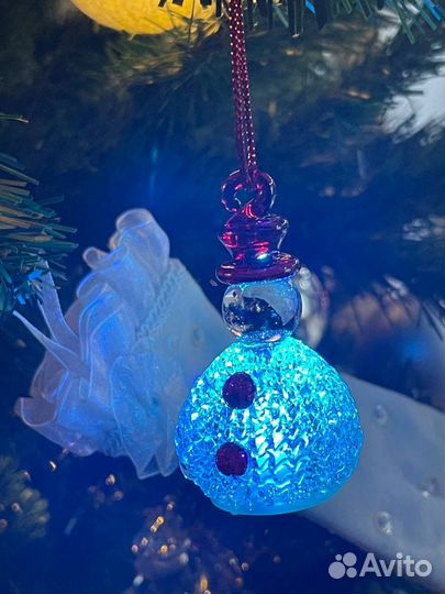 Елочная Игрушка Снеговик Набор