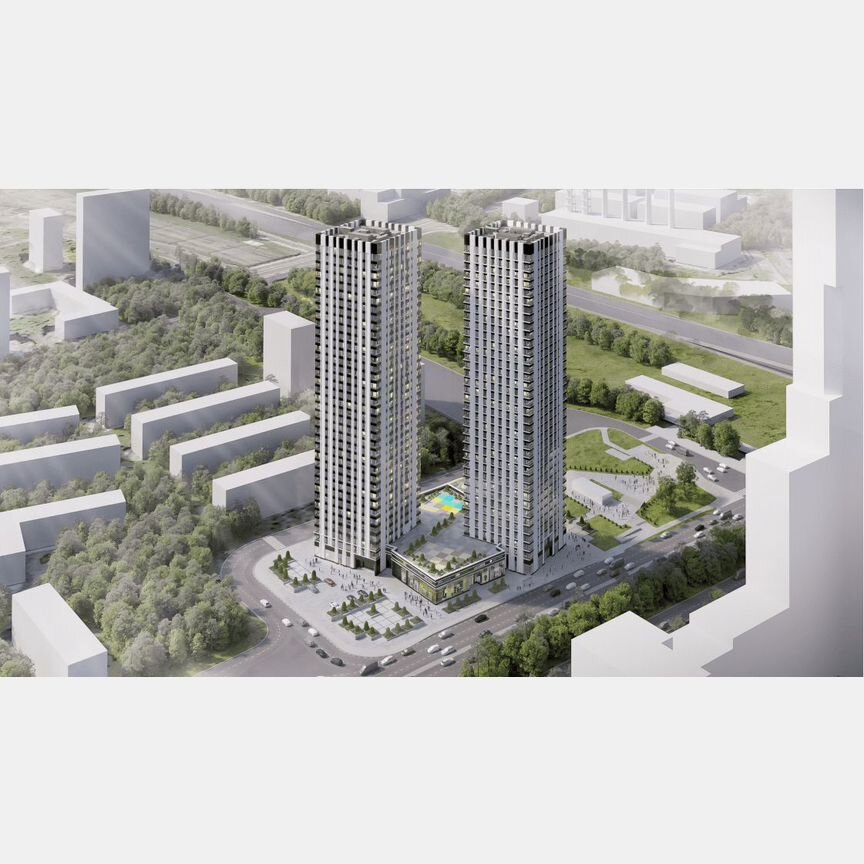 1-к. квартира, 45,6 м², 3/36 эт.