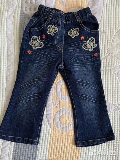 Джинсы для девочки 4 шт