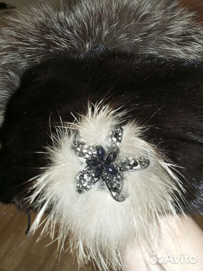 Шапка норковая 56- 58 размер женская