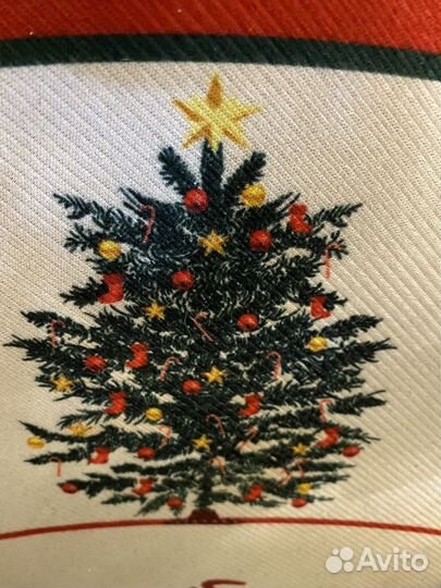 Новогодний коврик под елку 100x100