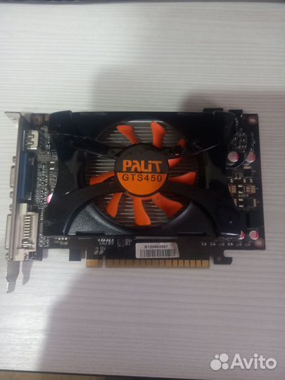 Видеокарта gts 450 1gb