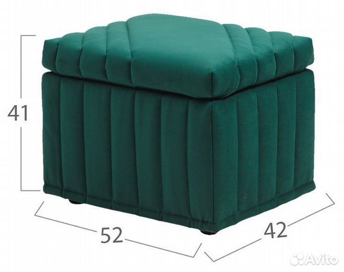 Пуф с ящиком