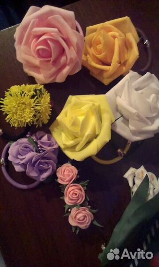 Резинка для волос одуванчики