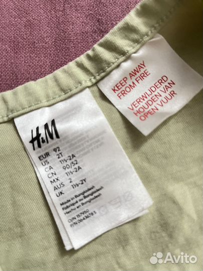 Ромперы hm для девочки 92