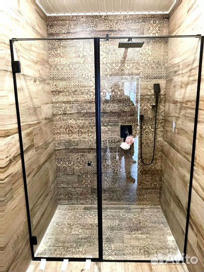 Стеклянная душевая / Душевая перегородка