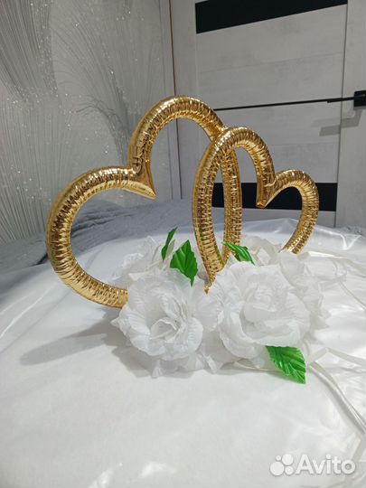 Кольца на машину свадебные