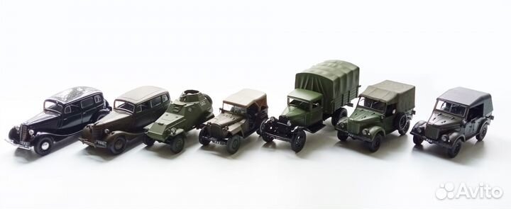 Авто легенды СССР - газ - разной серии